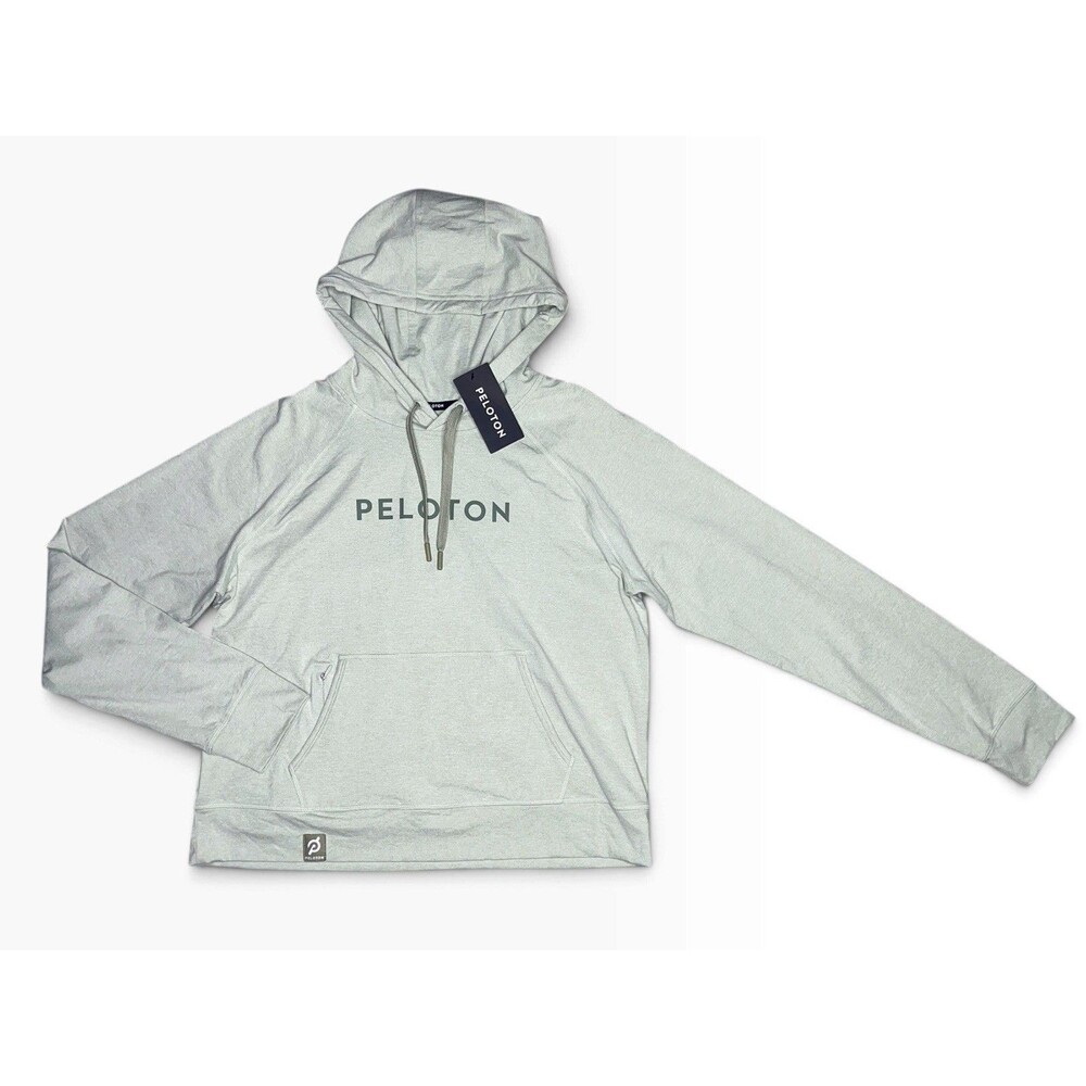 Peloton Relaxed Dream Blend Hoodie Pullover Womens LG Green Baggy Workout Gym